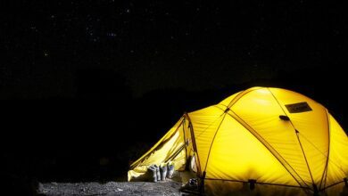 Sleeping better in a tent